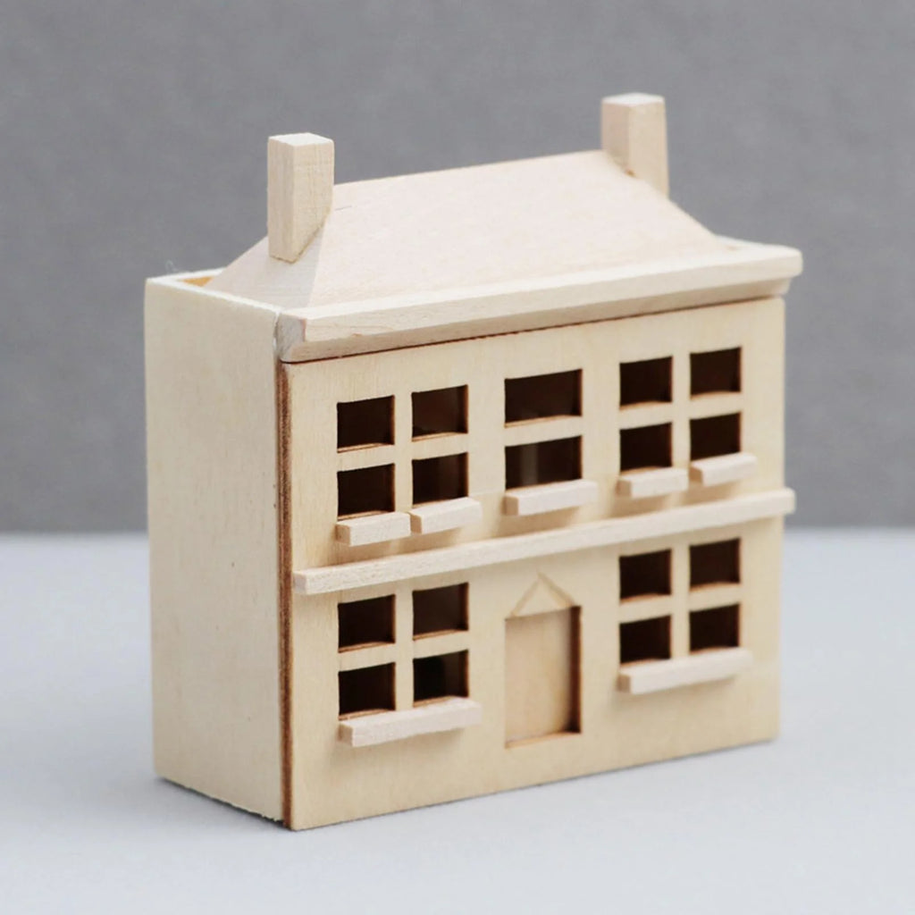 1/12 Dollhouse Villa House Handcraft Unpainted Miniature E104976
