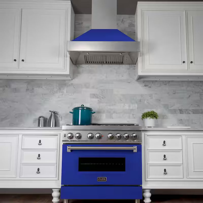 48 in. 700 CFM Ducted Wall Mount Range Hood in Stainless Steel D49929