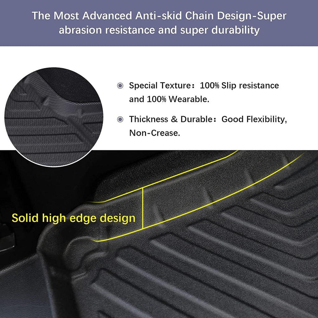 Cargo Mat Liner Trunk Liner with Traction Grips Pack of 2 R8356