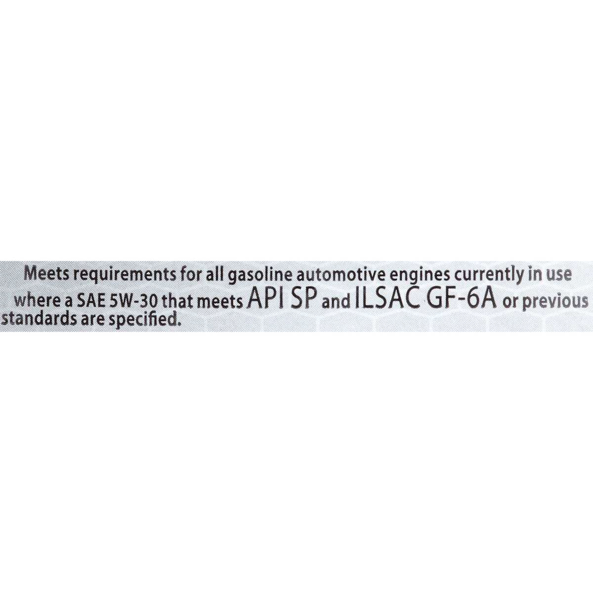 Synthetic Blend Motor Oil SAE 5W-20, 5 Quarts H3014