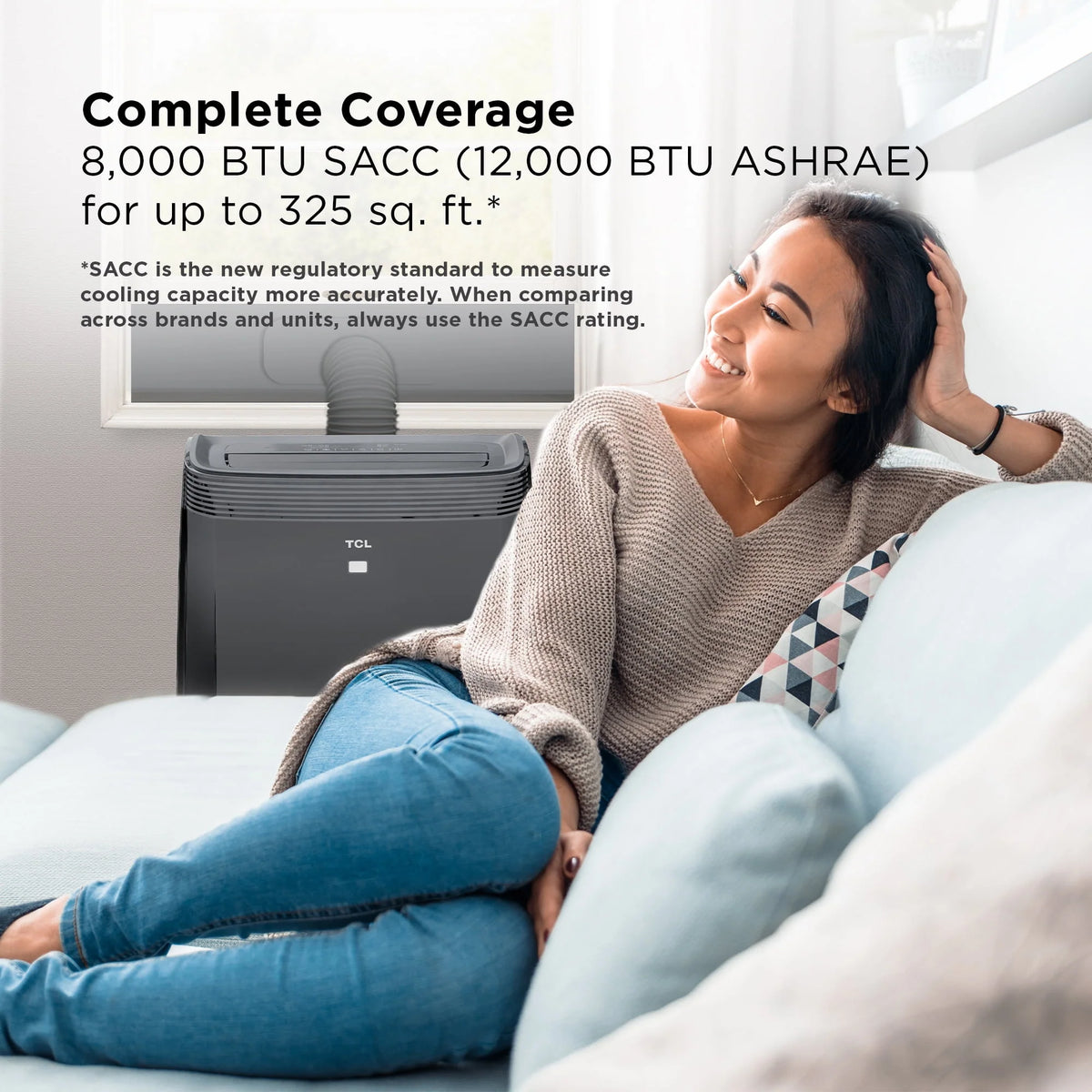 8,000 BTU Smart Portable Air Conditioner I822