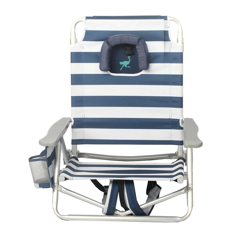 Stripped Blue Beach Chair V814604
