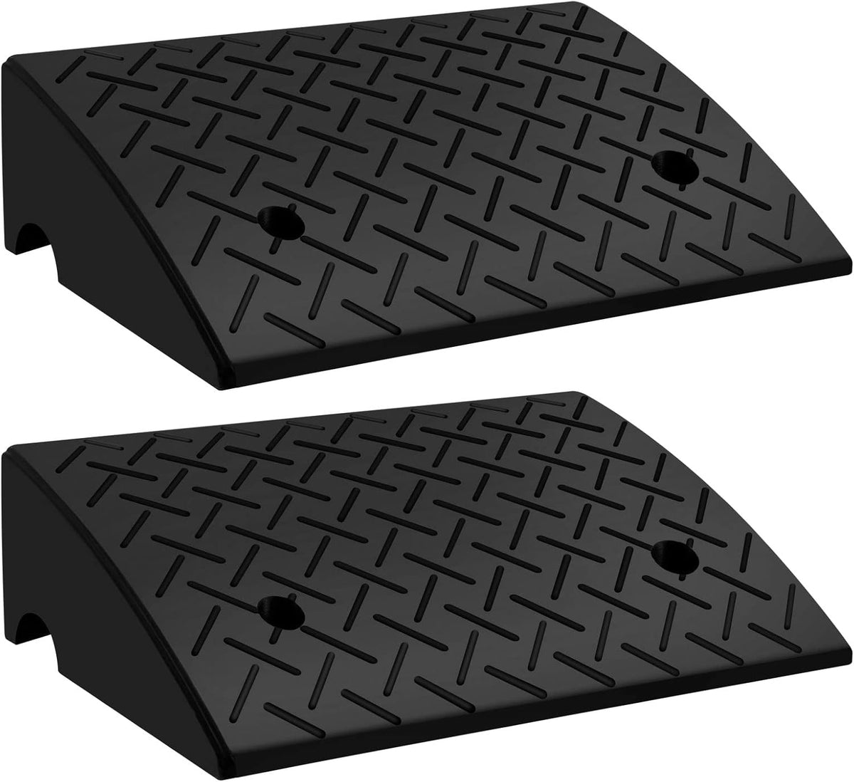 2PCS Rubber Car Curb Ramps S5111