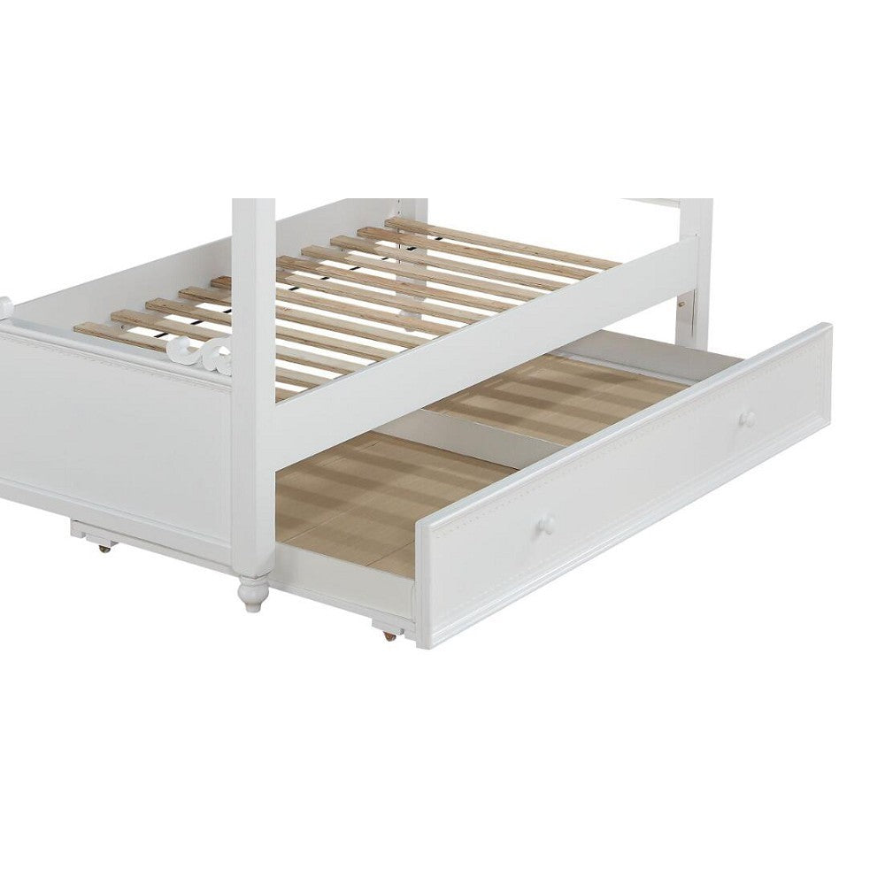 White Twin Trundle Q7745