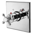 Polished Brass Thermostatic Trim Plate with Handle K8956