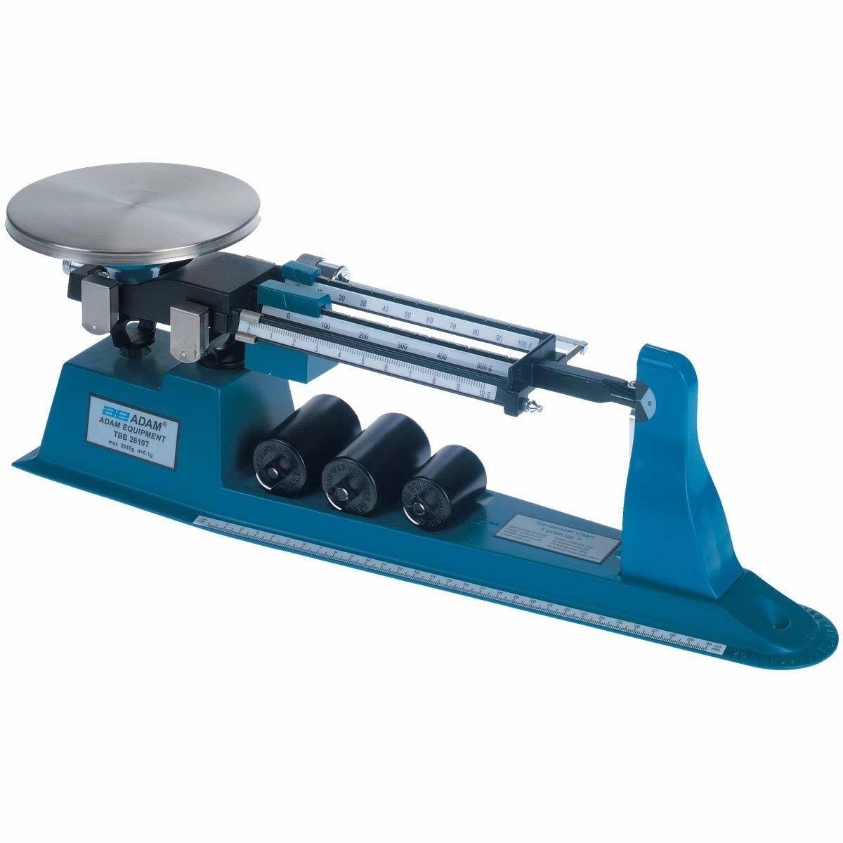 Triple Beam Mechanical Balance, 2610g Capacity, 0.1g Readability B513