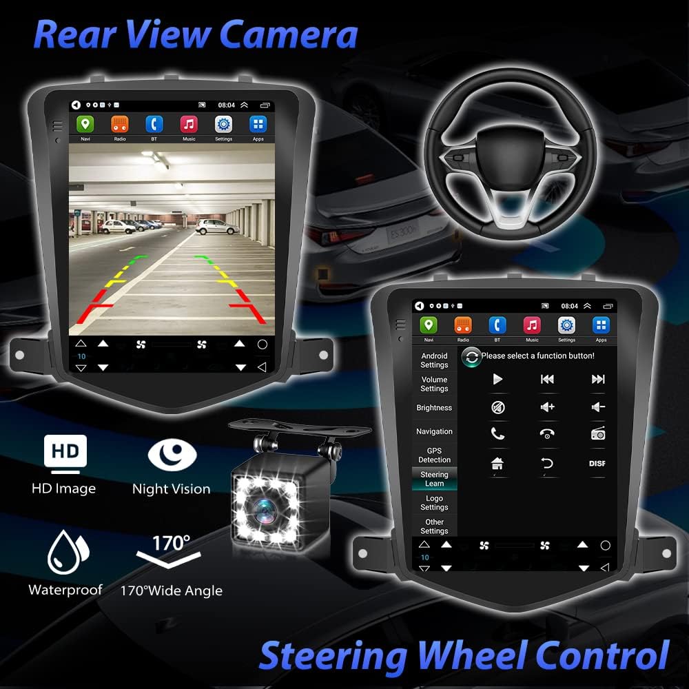 9.7 Inch HD Touchscreen Android Car Stereo with 2GB RAM 32GB ROM Q650018