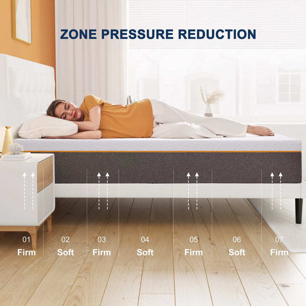 Queen 10 Medium Cool Gel Memory Foam Mattress P996520