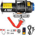 4700 lbs Capacity Electric Winch with Synthetic Rope and Wireless Remote Y591085