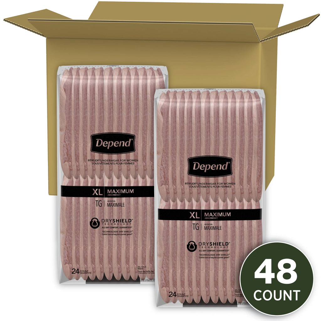 Light Pink XL Incontinence Underwear Y5423