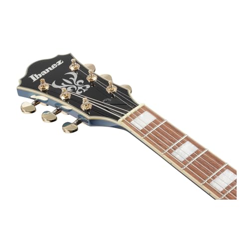 Prussian Blue Metallic Semi-hollow Electric Guitar Z54706