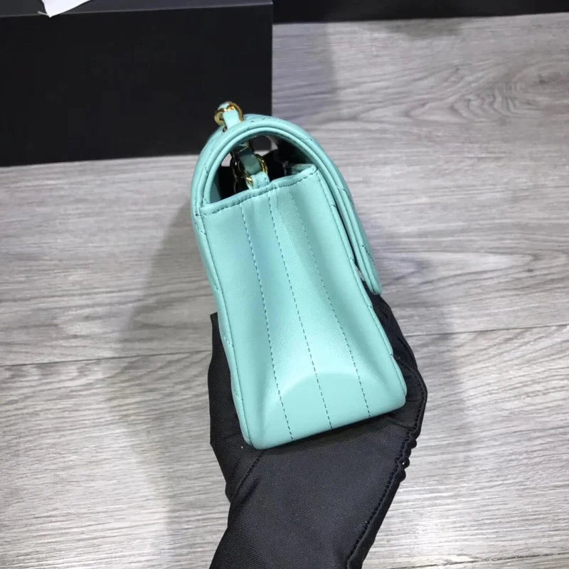 Lambskin Chevron Flap Bag A2513