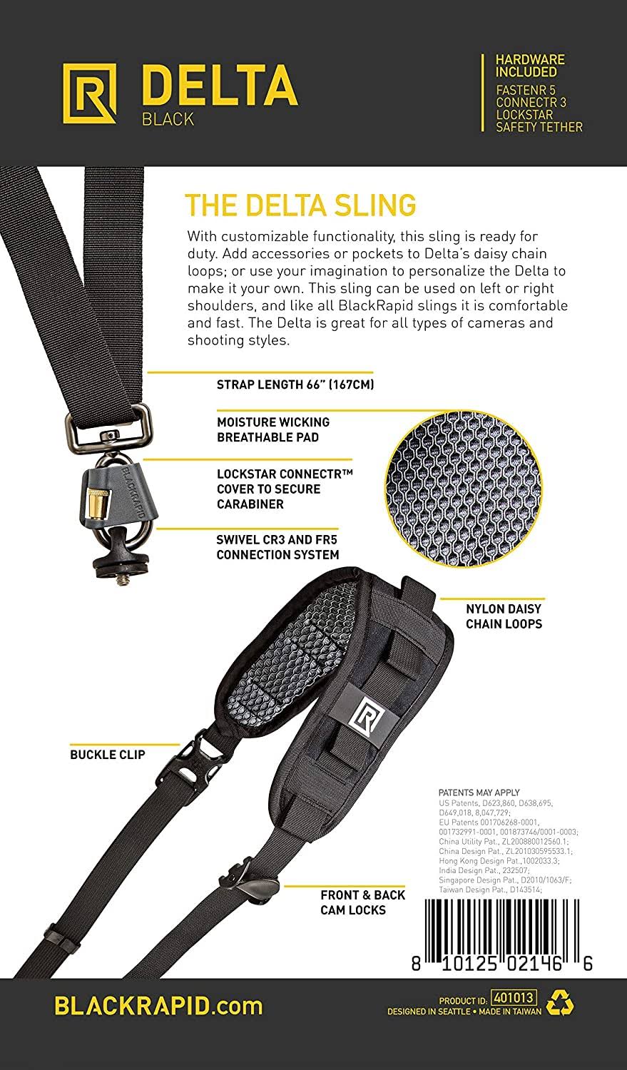 Black Camera Sling E9891