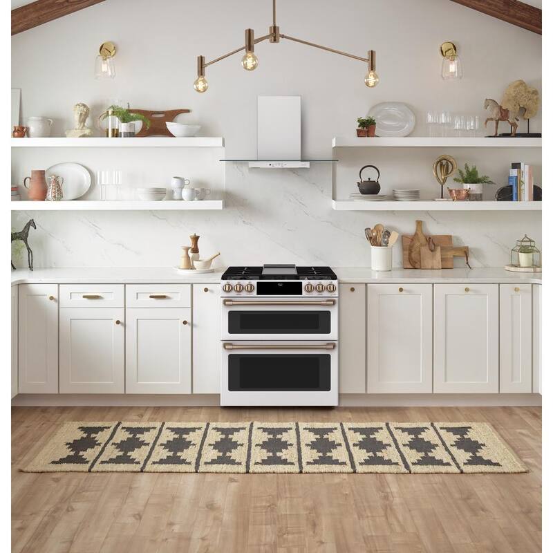 6.7 cu. ft. Smart Slide-In Double Oven Gas Range with True Convection, Air Fry W703