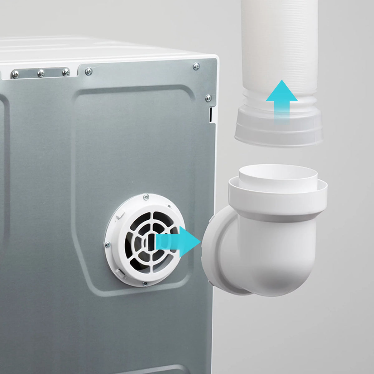 Portable Stainless Steel Laundry Dryer with 5 Modes E110
