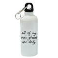 White Aluminum Sports 20 oz Water Bottle L38977