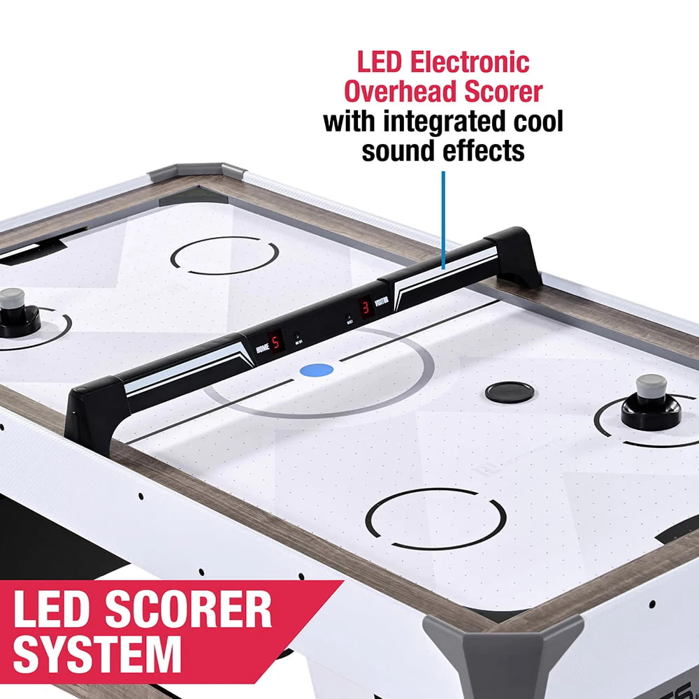 5 ft. Air Powered Hockey Table with Overhead Electronic Scorer O500