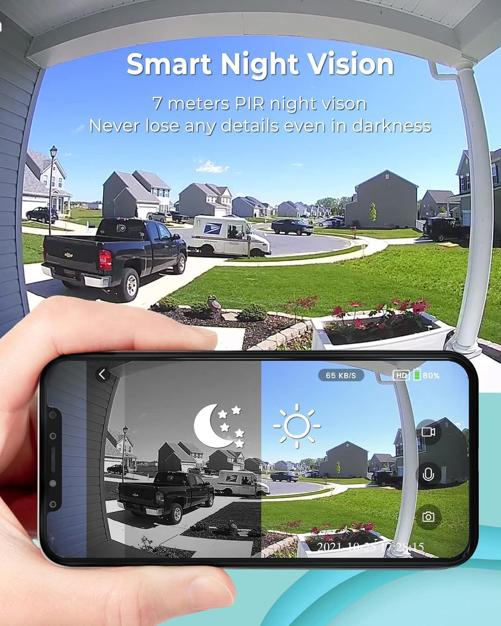 Wired Video Doorbell Camera with 1080P HD L144988
