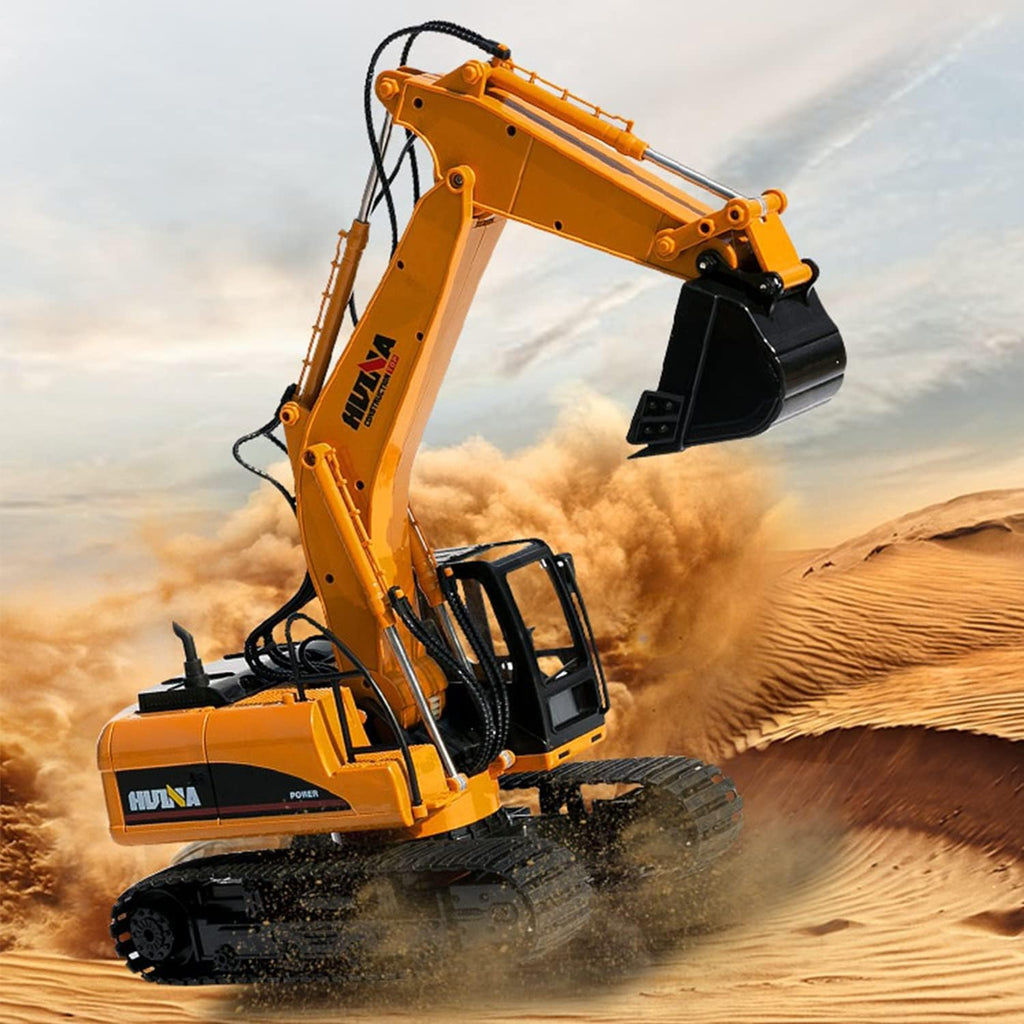 Remote Control Excavator Toy 1/14 Scale 15 Channel RC Excavator A828