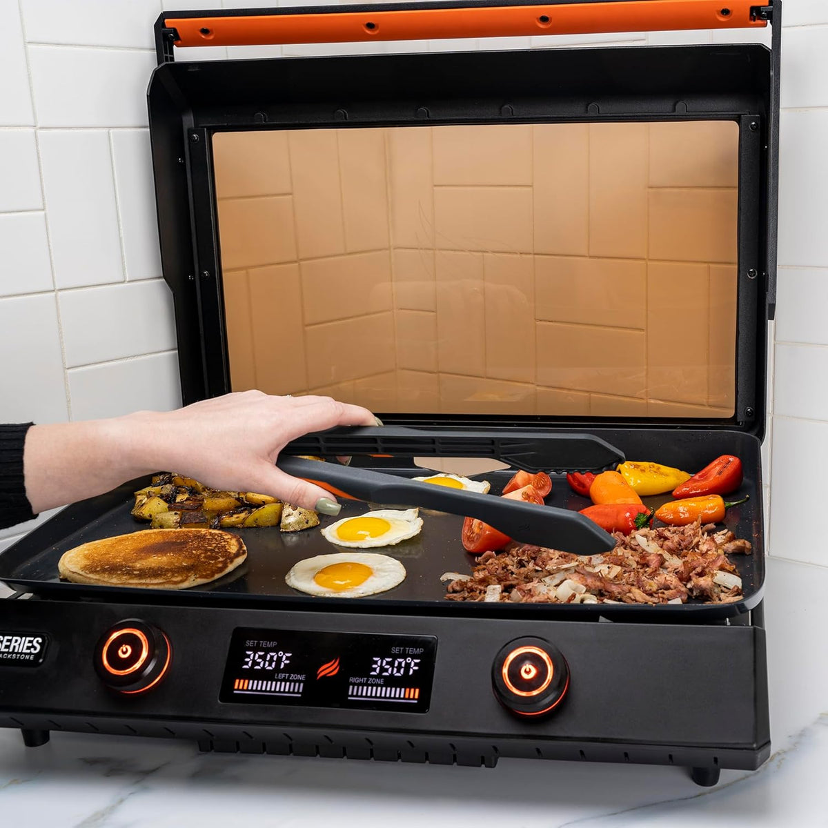 22 Inch Nonstick Electric Griddle with Lid U10723