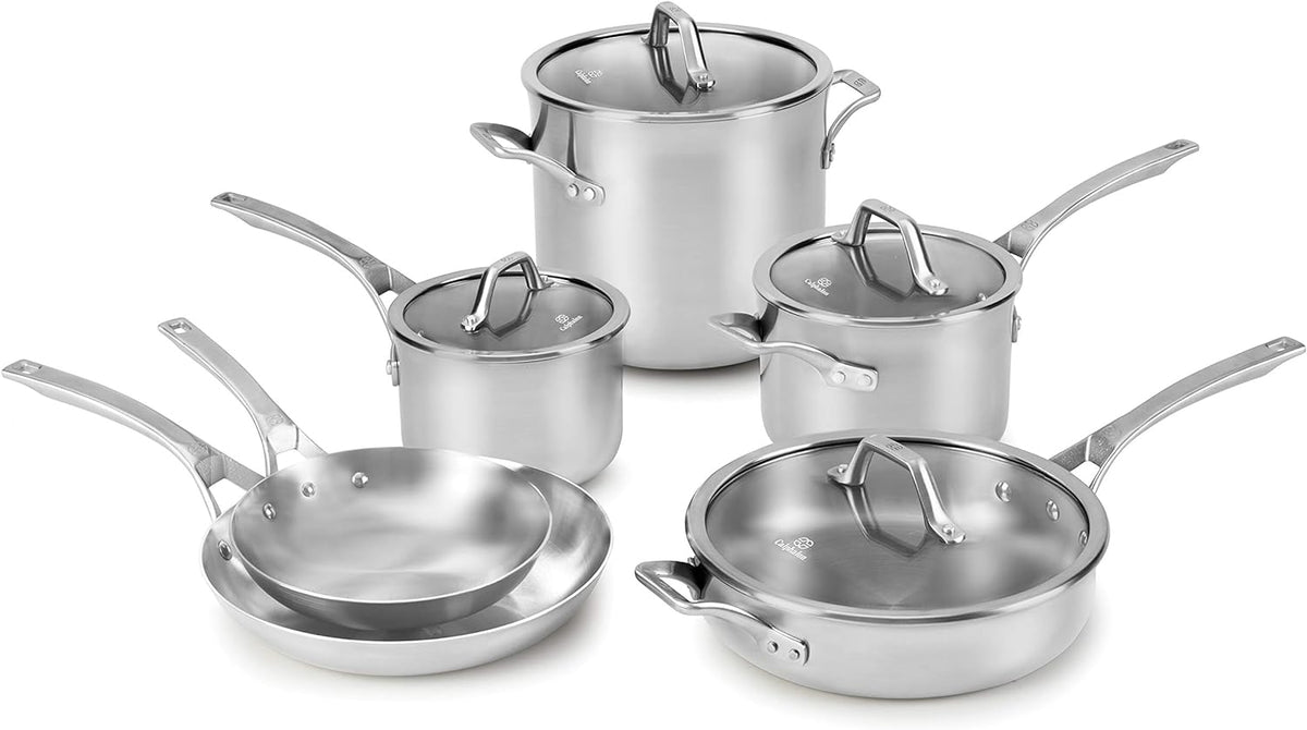 Stainless Steel 10-Piece Cookware Set D35146