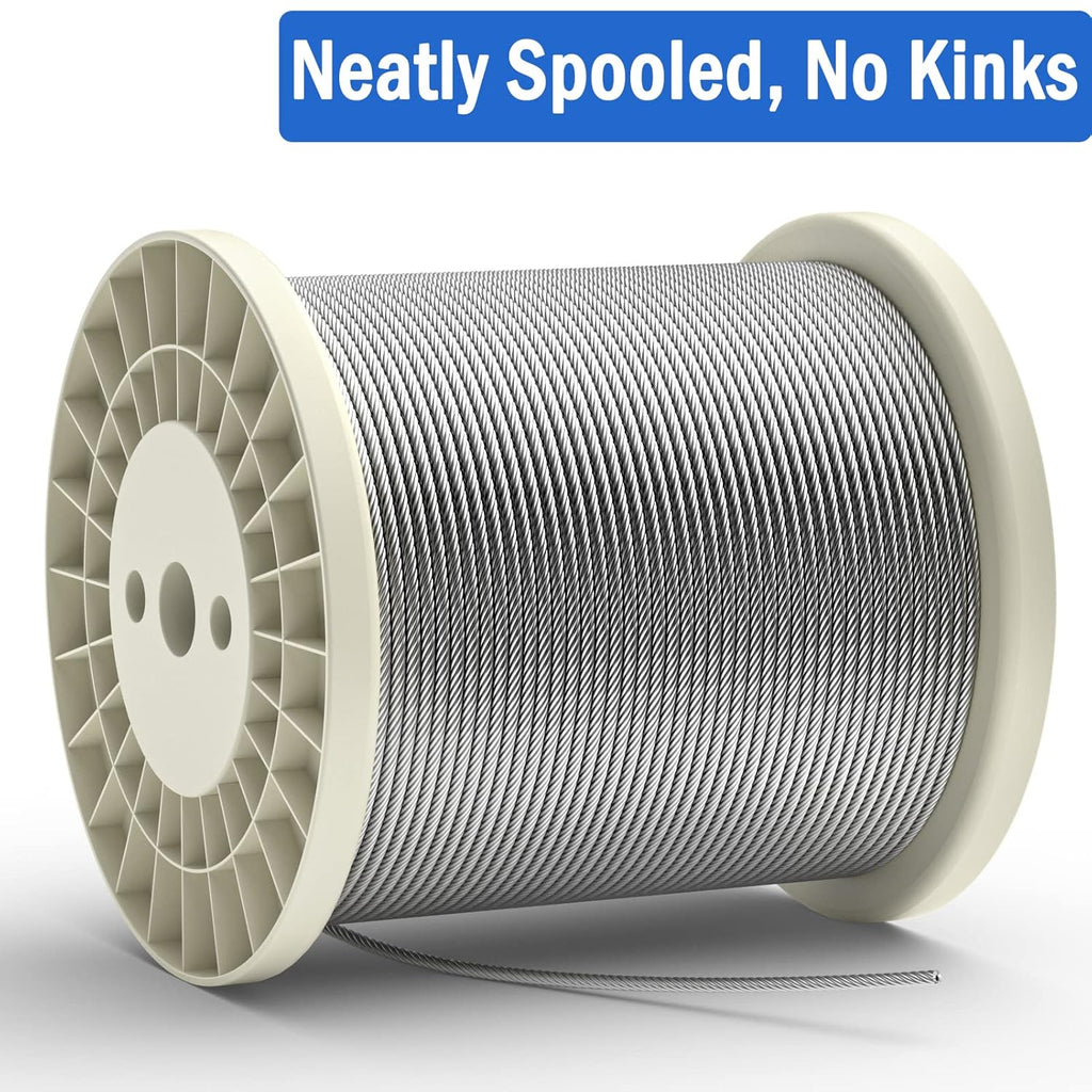 1/8 T316 Stainless Steel Cable 500 FT N13475