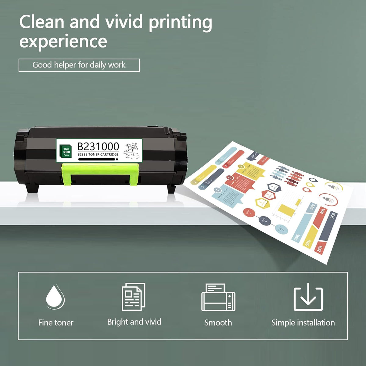 3PK Black Remanufactured Toner Cartridge U760856