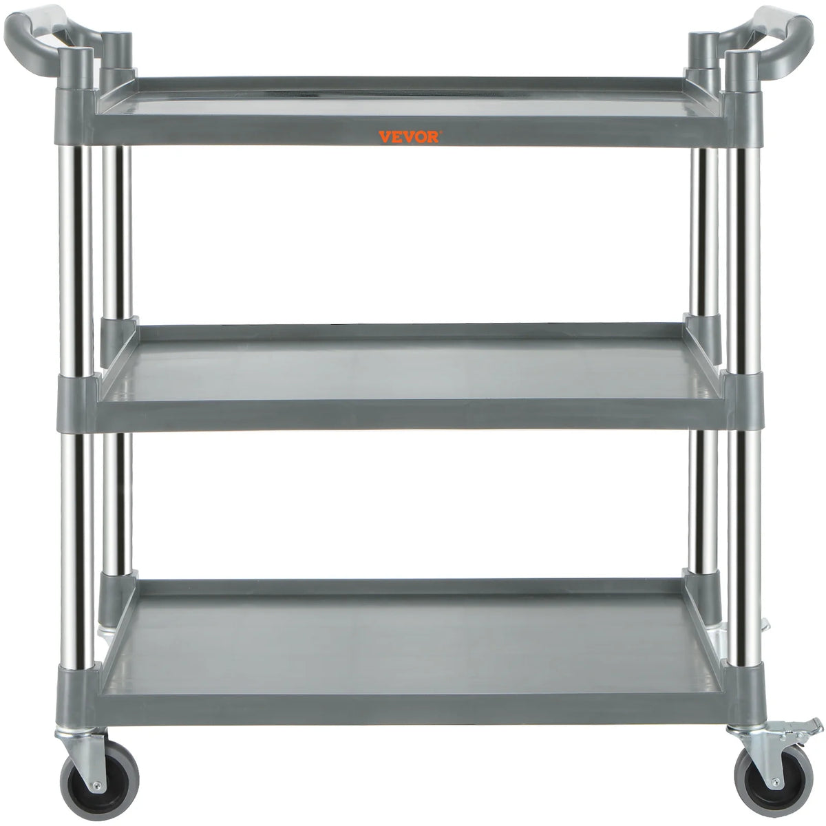 3-Tier Utility Service Cart with Wheels 220lbs Capacity X575696
