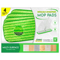Microfiber Mop Pads 4 Pack Reusable Washable Cloth Mop Head 18 Inch Z88220