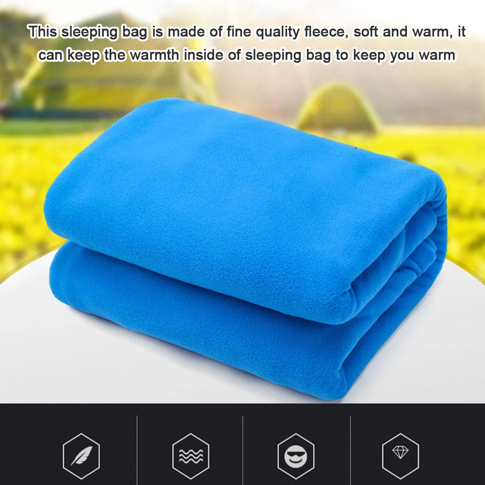 Light-weight Fleece Hiking Sleeping Bag F8358