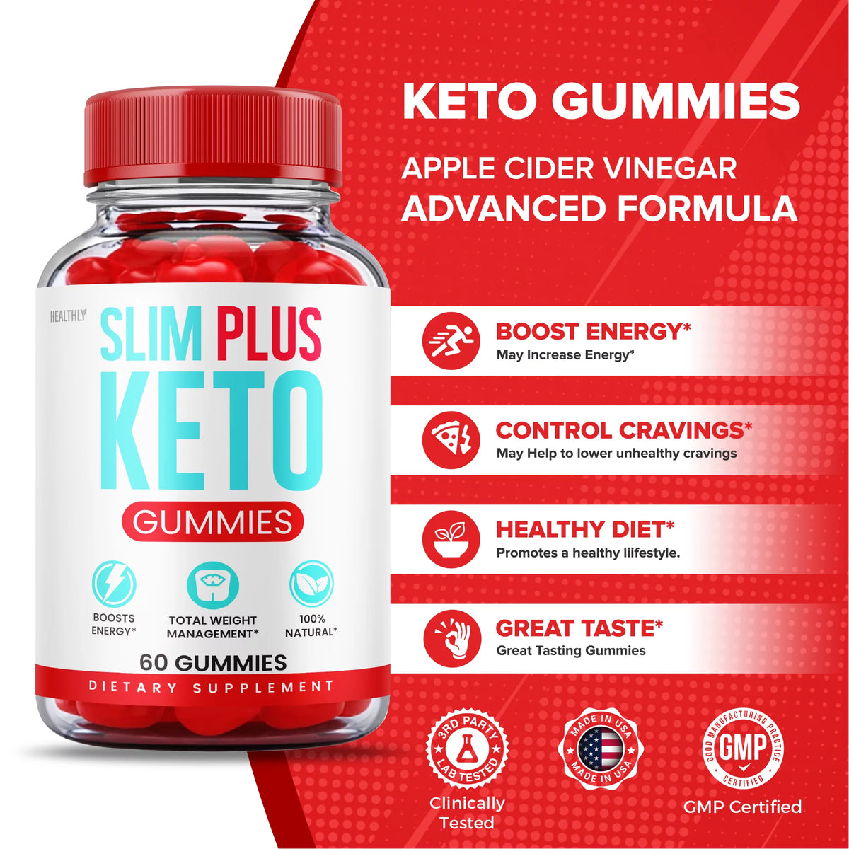 2 Pack Keto Gummies with Apple Cider Vinegar 120 Gummies Q2063