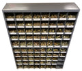 5170 Piece Grade 8 SAE Fine Thread Hex Head Cap Screws Bolt Assortment with Flat and Lock Washers, Hex and Lock Nuts, (2) 40 Hole Bins J1065