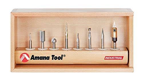 8-Pc CNC Router Bit Collection Q12646