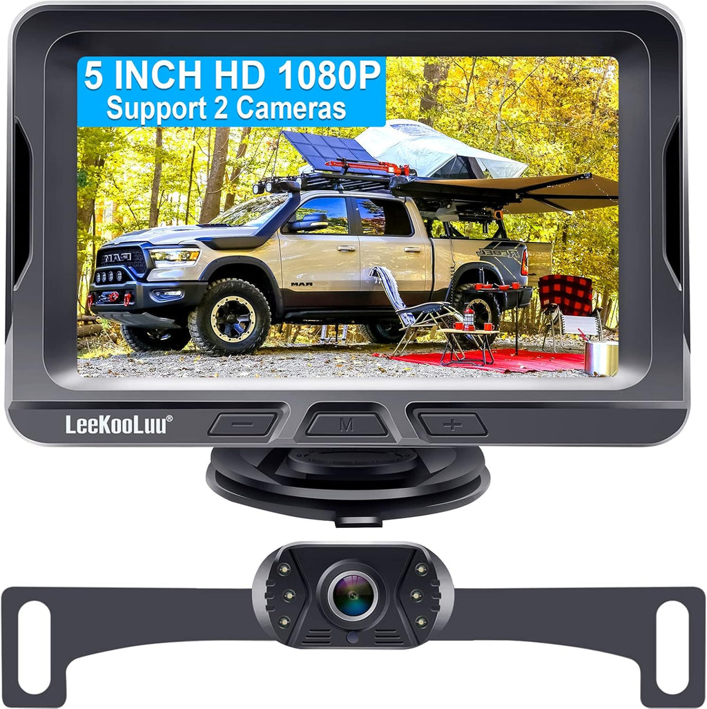 5 Inch HD 1080P Backup Camera Kit, Pack of 2 N754523
