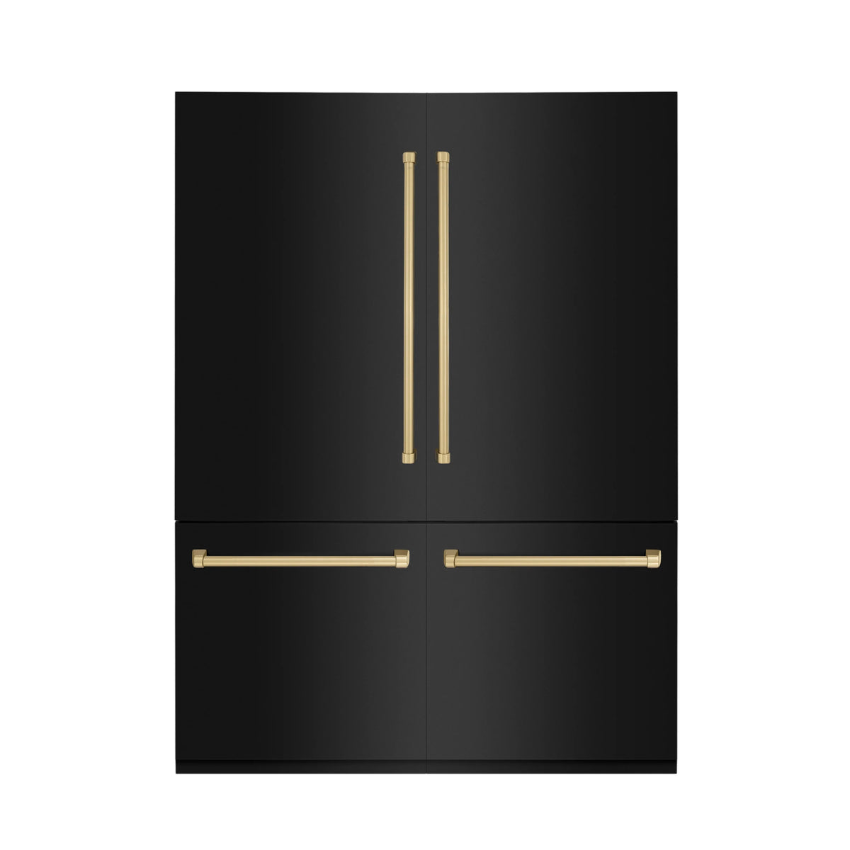 60 Built-in Refrigerator with Internal Water & Ice Dispenser in Black Stainless O594