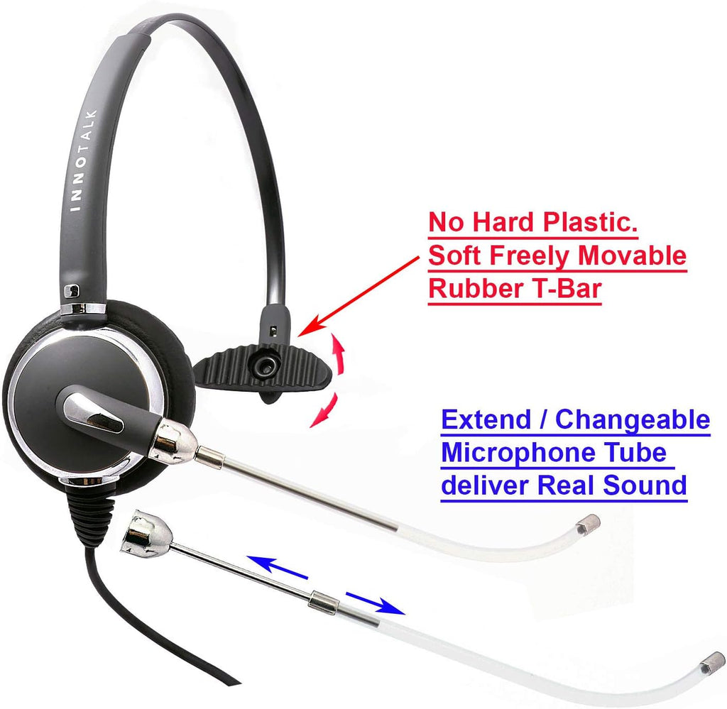Monaural Office Headset with RJ9 Cord X918