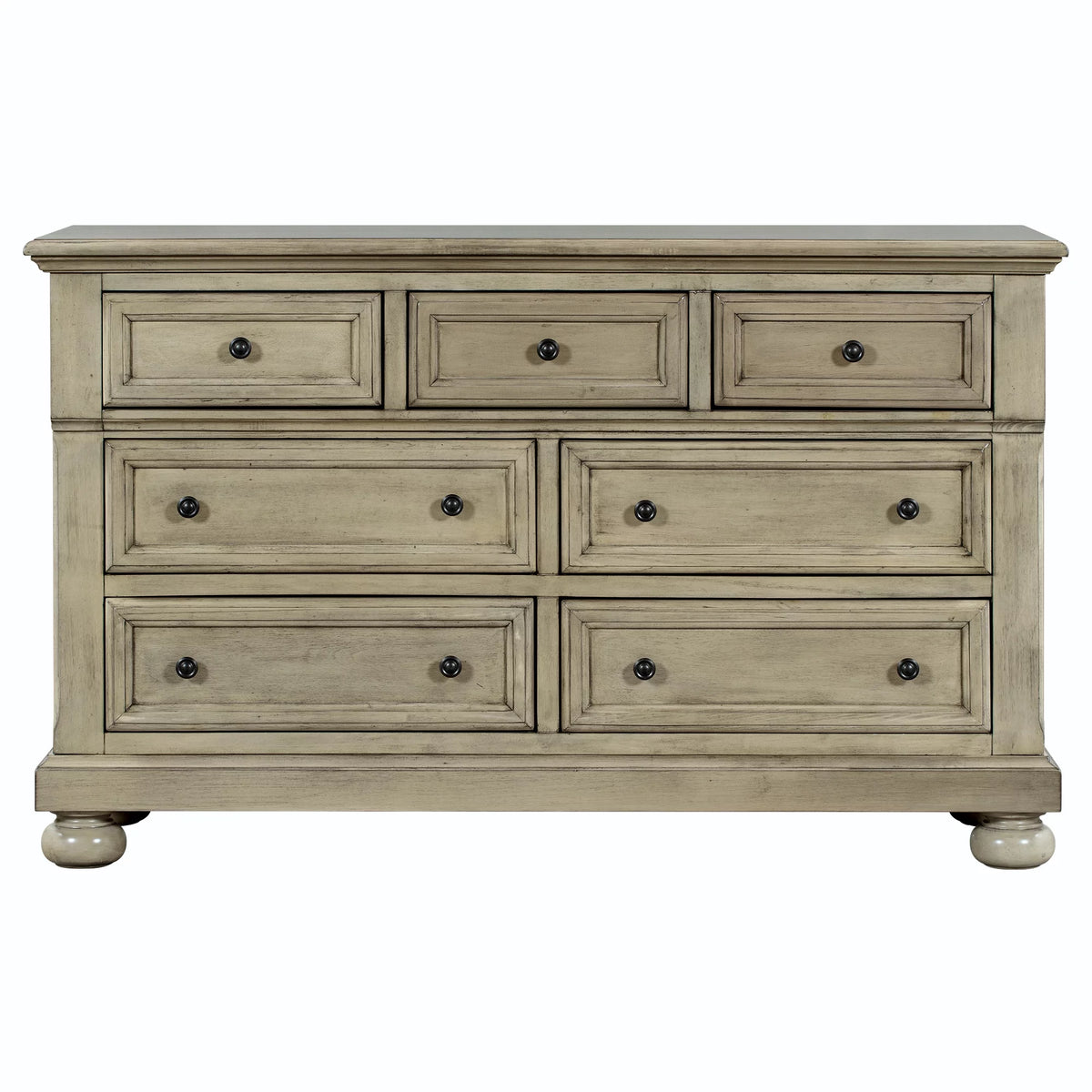 Solid Wood Seven-Drawer Dresser W9741