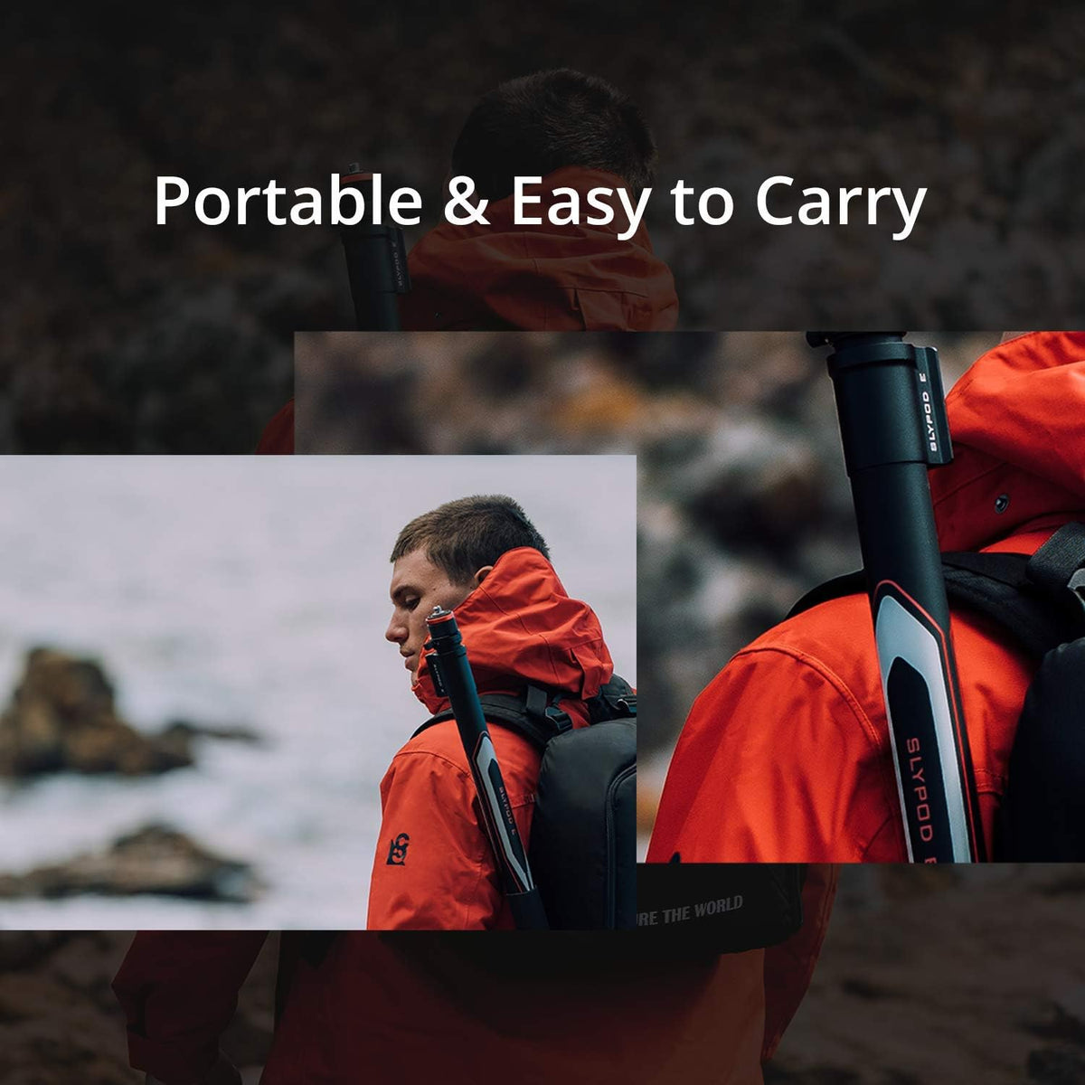 Motorized Camera Slider Monopod with Tripod L354