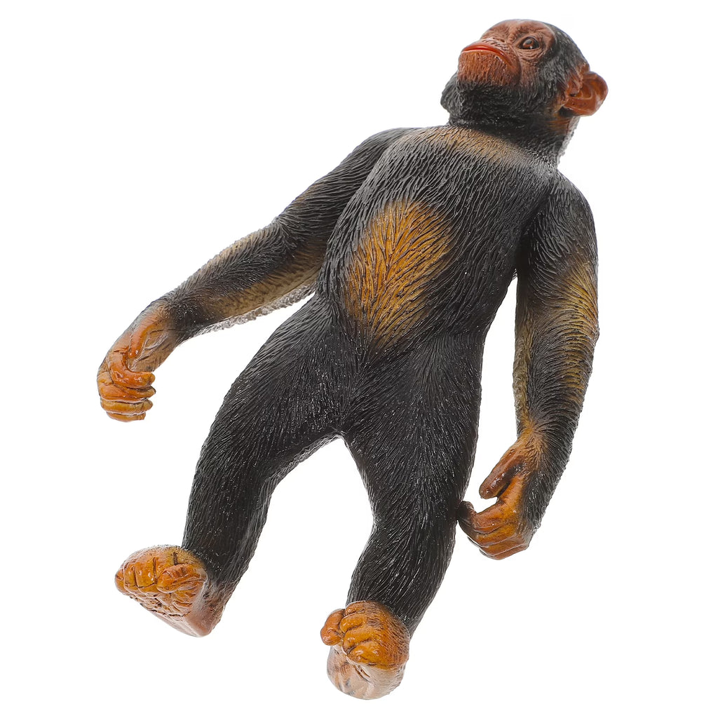 Chimpanzee Animal Statue Desktop Decor Mini Gorilla Decoration E75955