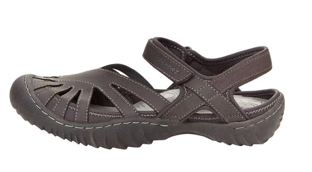 Charcoal Gray Walking Sandals T84667