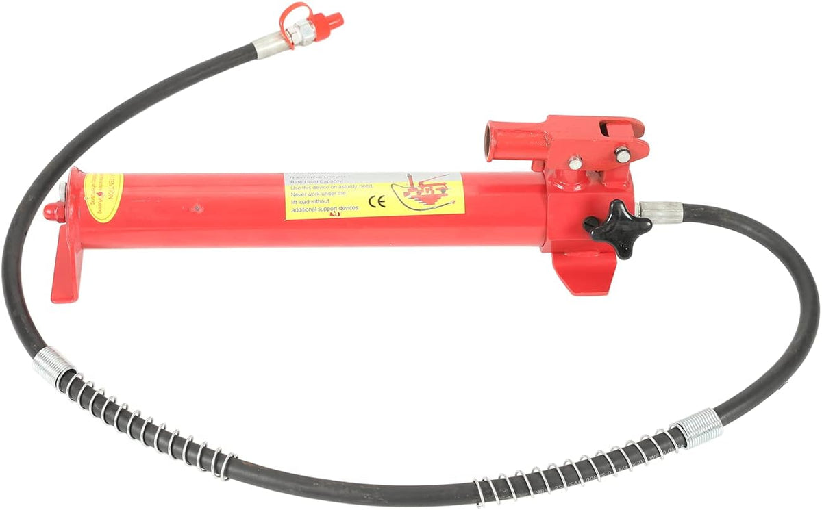 10 Ton Porta Power Kit with 78.7 inch Oil Hose Hydraulic Ram T75057