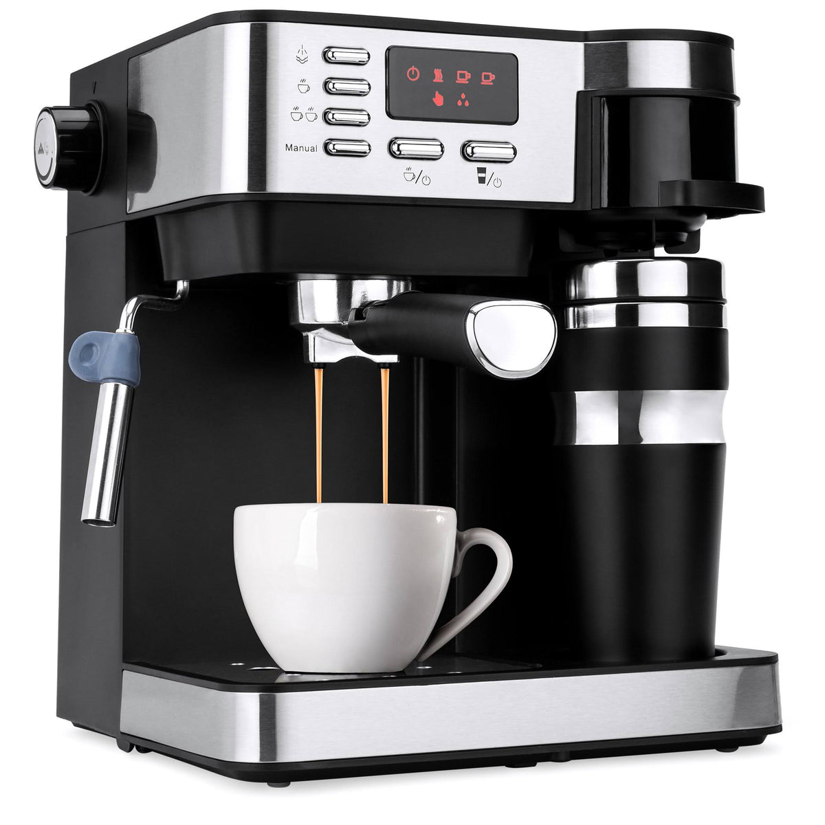 3 in 1 Espresso Coffee Machine Cappuccino Maker Programmable L679528