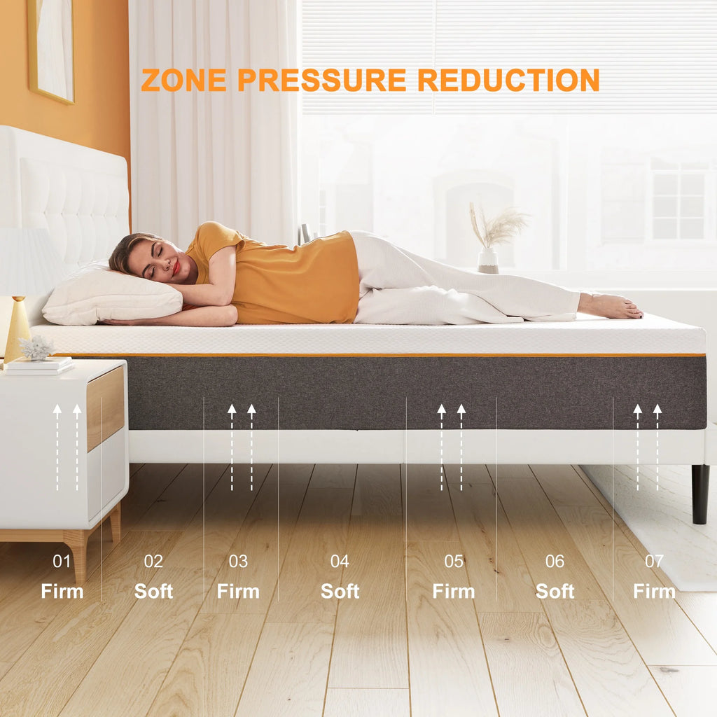 Queen 10 Medium Cool Gel Memory Foam Mattress P996520