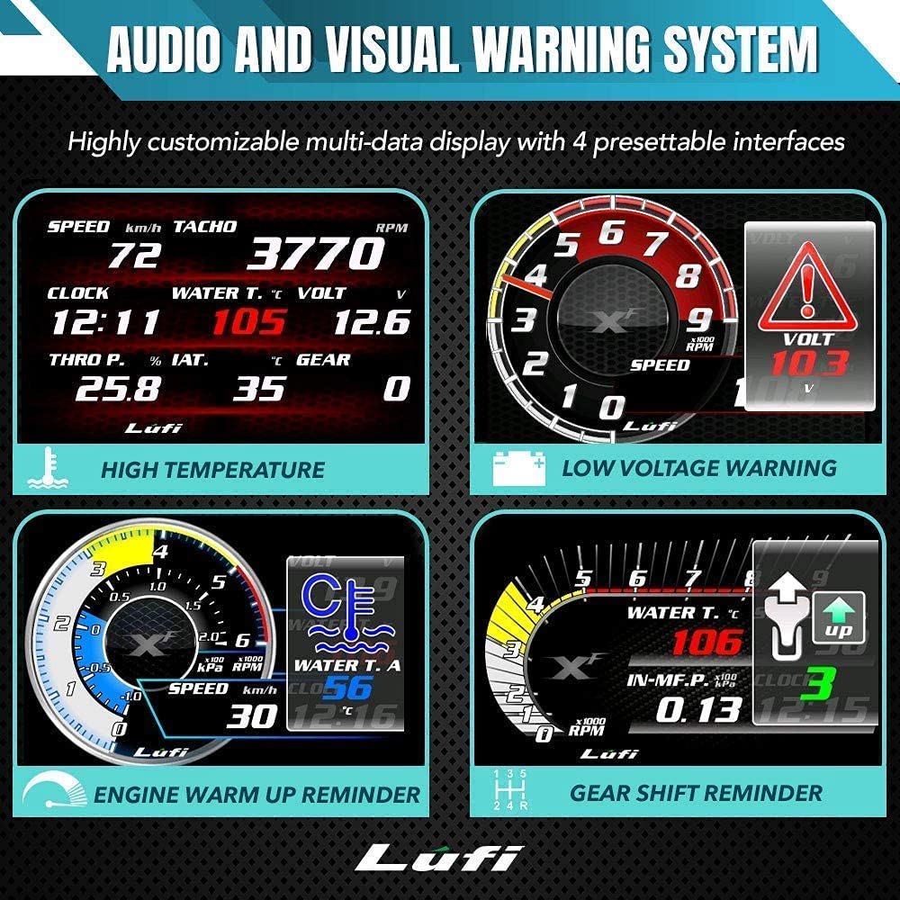 OBD2 Gauge Display Head Up Display W44298