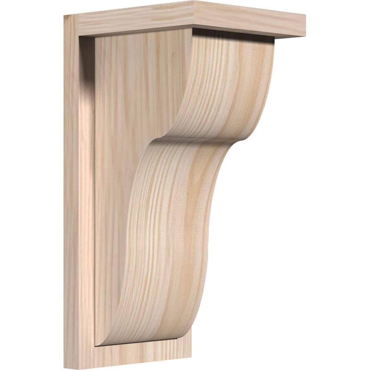 Carmel Smooth Corbel with Backplate, Douglas Fir C597866