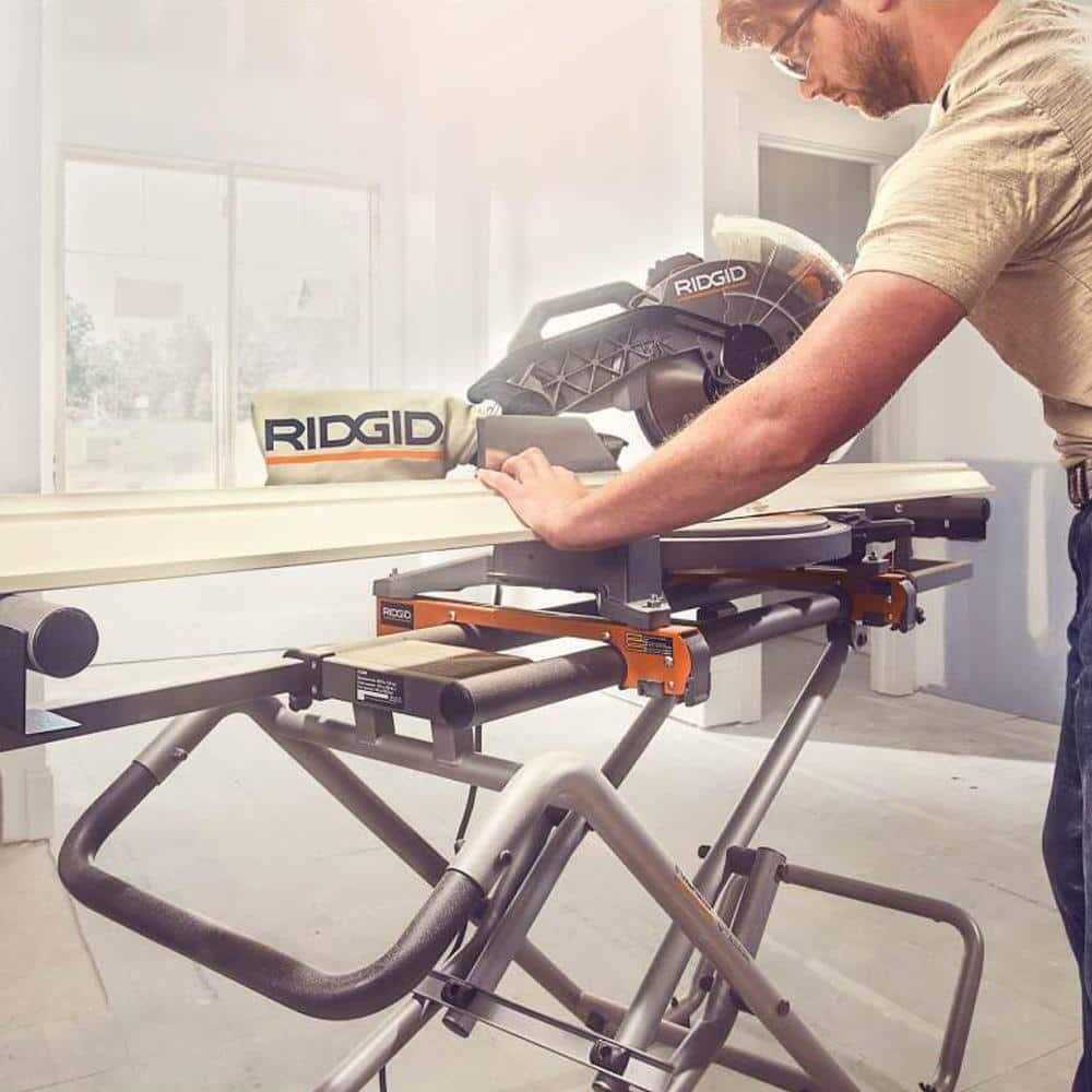 Universal Mobile Miter Saw Stand with Mounting Braces G4258