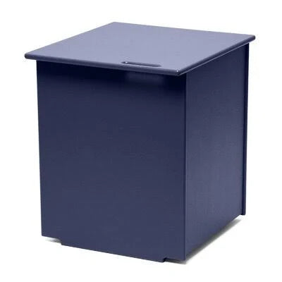 14 Gallon Navy Blue Plastic Deck Box P584158