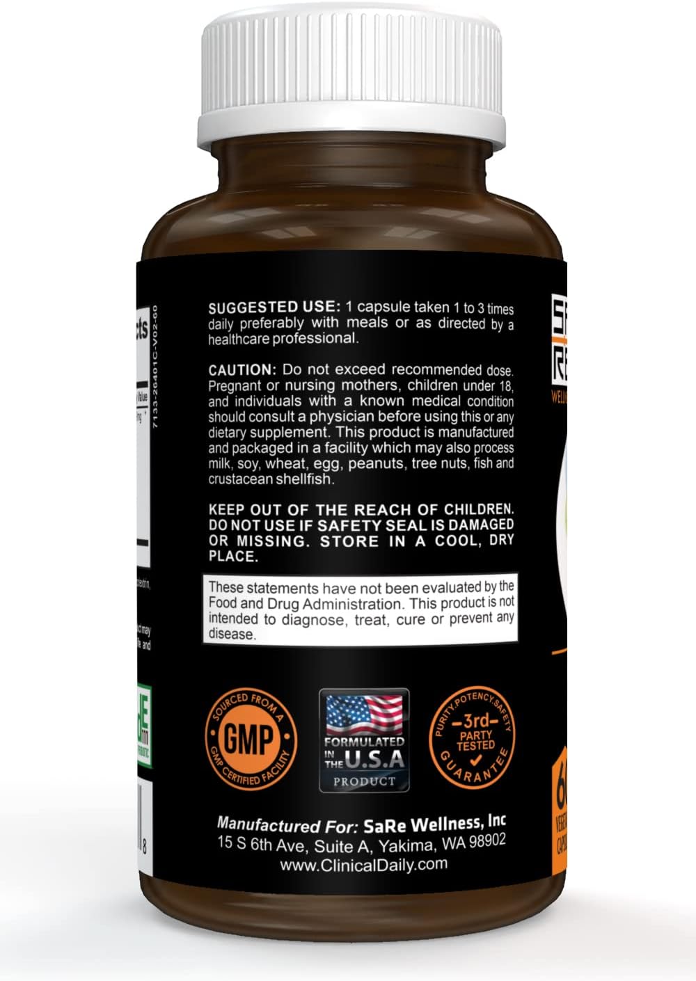 60 Vegan Capsules Bacillus Subtilis Spore Based Probiotics Q5925