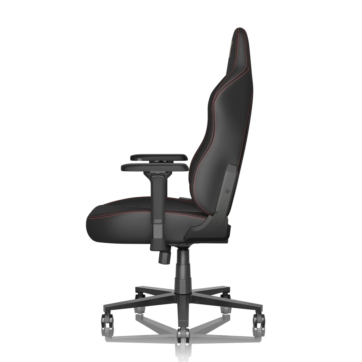 Black PU Leather Ergonomic Gaming Chair with Lumbar Support L6512