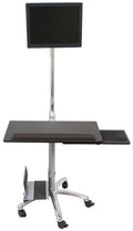 Mobile Computer Cart on Wheels Z653